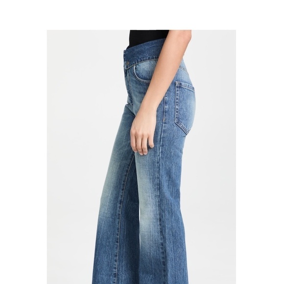 New! SER.O.YA Valerie High Rise Wide Leg Jean In Modesto 26x28 👖 NWT - Picture 7 of 11